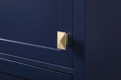 Elegant Furniture & Lighting - Adian 20 Inch Wide Bathroom Linen Storage Freestanding Cabinet In Blue - SC012065BL veiw 6