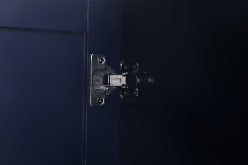 Elegant Furniture & Lighting - Adian 20 Inch Wide Bathroom Linen Storage Freestanding Cabinet In Blue - SC012065BL veiw 7