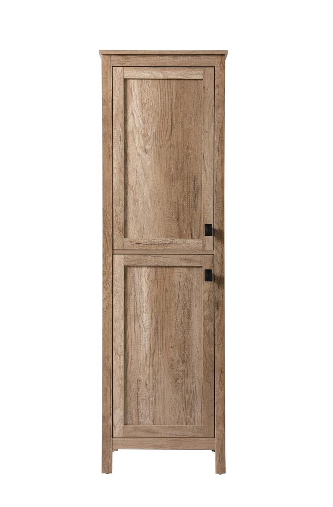 Elegant Furniture & Lighting - Adian 20 Inch Wide Bathroom Linen Storage Freestanding Cabinet In Natural Oak - SC012065NT veiw 1