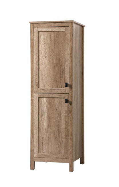 Elegant Furniture & Lighting - Adian 20 Inch Wide Bathroom Linen Storage Freestanding Cabinet In Natural Oak - SC012065NT veiw 3