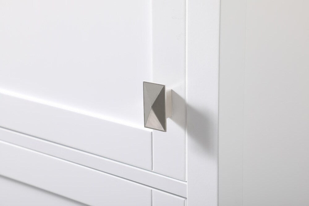 Elegant Furniture & Lighting - Adian 20 Inch Wide Bathroom Linen Storage Freestanding Cabinet In White - SC012065WH veiw 6