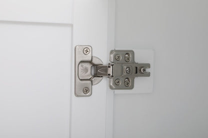 Elegant Furniture & Lighting - Adian 20 Inch Wide Bathroom Linen Storage Freestanding Cabinet In White - SC012065WH veiw 7