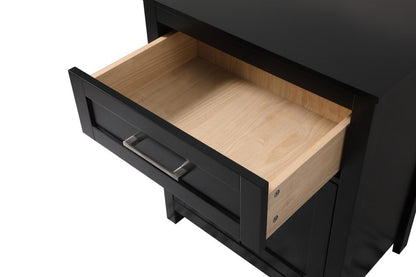 Elegant Furniture & Lighting - Adian 24 Inch Wide Bathroom Storage Freestanding Cabinet In Black - SC012430BK veiw 7