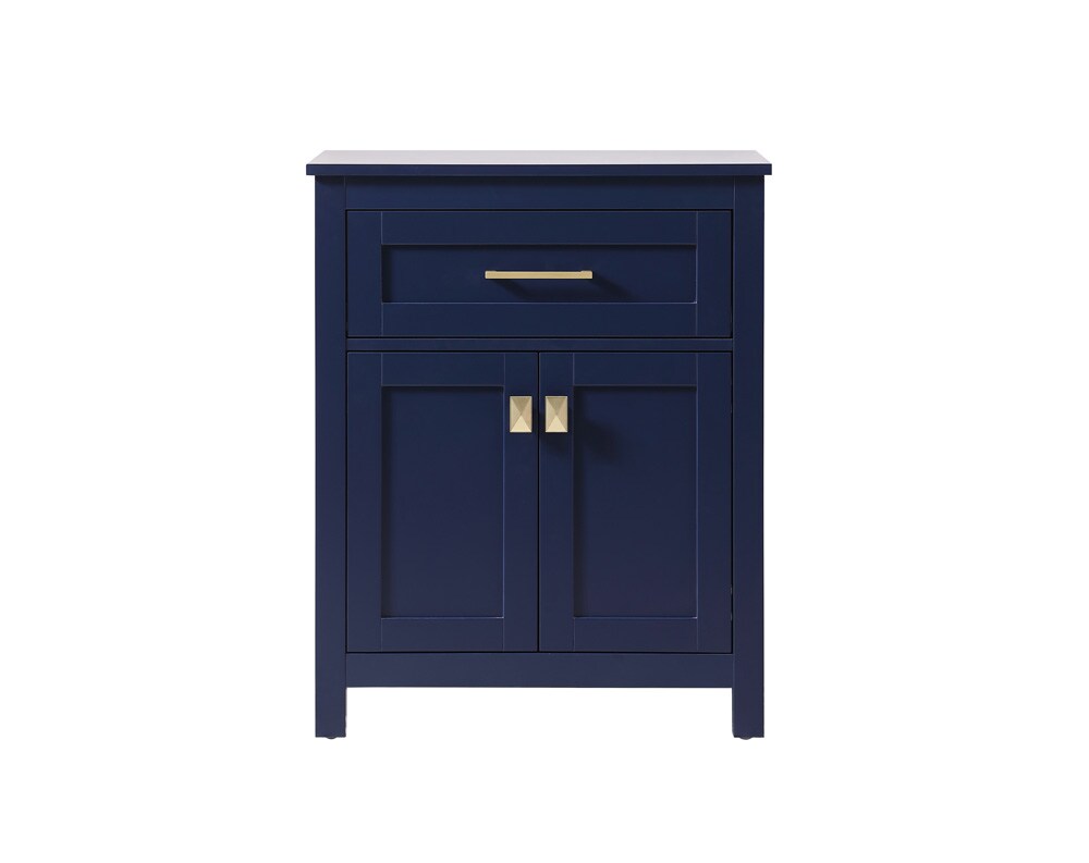 Elegant Furniture & Lighting - Adian 24 Inch Wide Bathroom Storage Freestanding Cabinet In Blue - SC012430BL veiw 1