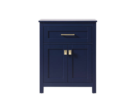 Elegant Furniture & Lighting - Adian 24 Inch Wide Bathroom Storage Freestanding Cabinet In Blue - SC012430BL veiw 1