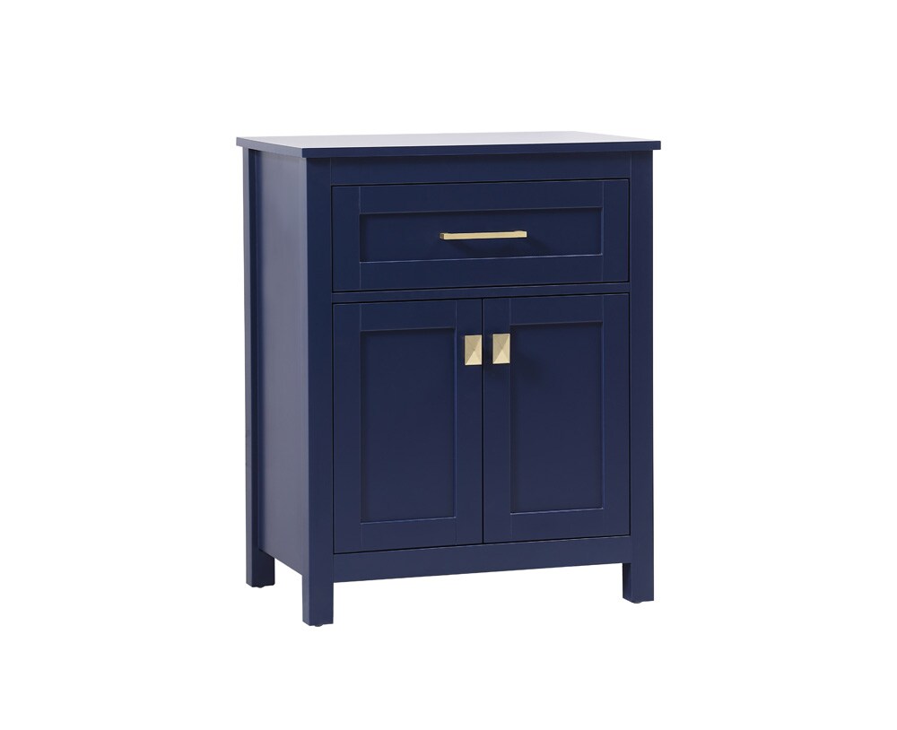 Elegant Furniture & Lighting - Adian 24 Inch Wide Bathroom Storage Freestanding Cabinet In Blue - SC012430BL veiw 2