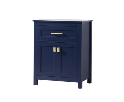 Elegant Furniture & Lighting - Adian 24 Inch Wide Bathroom Storage Freestanding Cabinet In Blue - SC012430BL veiw 3