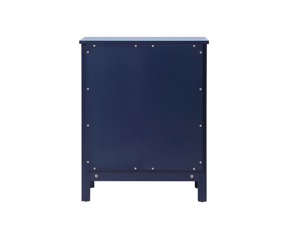 Elegant Furniture & Lighting - Adian 24 Inch Wide Bathroom Storage Freestanding Cabinet In Blue - SC012430BL veiw 4