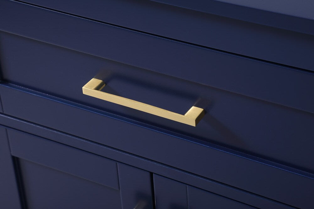 Elegant Furniture & Lighting - Adian 24 Inch Wide Bathroom Storage Freestanding Cabinet In Blue - SC012430BL veiw 6