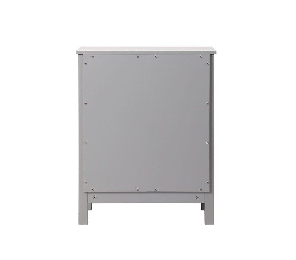Elegant Furniture & Lighting - Adian 24 Inch Wide Bathroom Storage Freestanding Cabinet In Grey - SC012430GR veiw 4