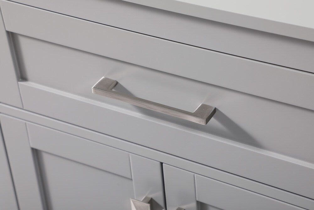 Elegant Furniture & Lighting - Adian 24 Inch Wide Bathroom Storage Freestanding Cabinet In Grey - SC012430GR veiw 6