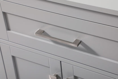 Elegant Furniture & Lighting - Adian 24 Inch Wide Bathroom Storage Freestanding Cabinet In Grey - SC012430GR veiw 6