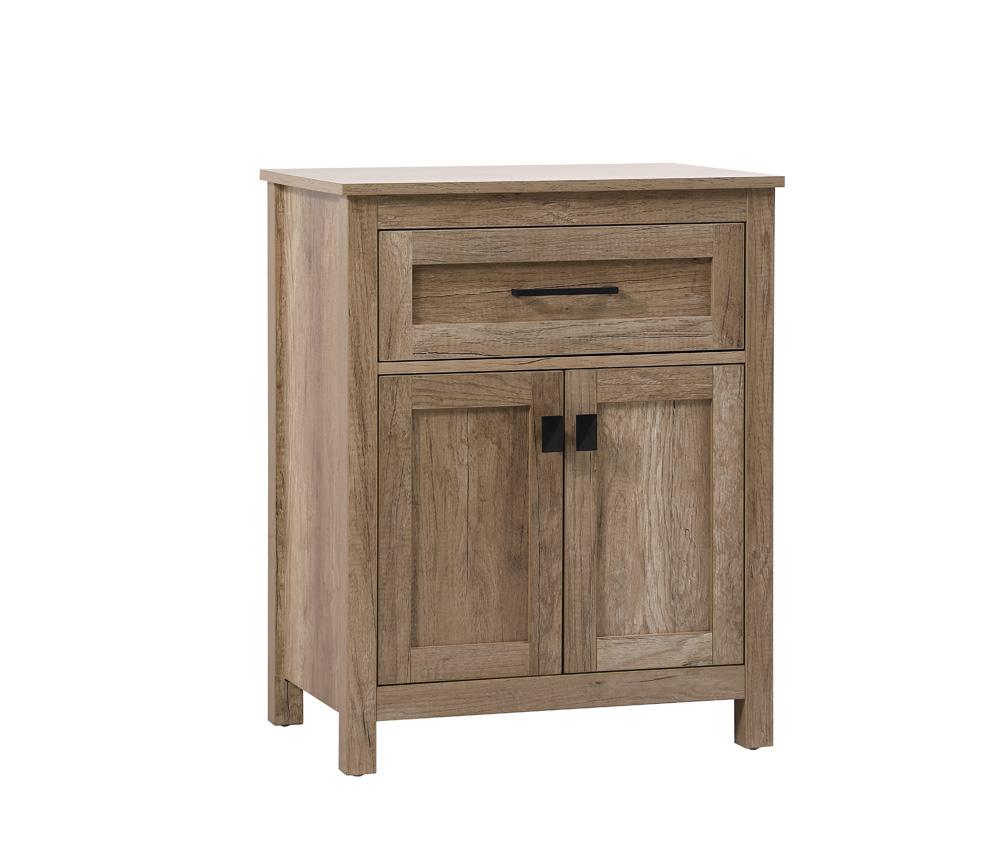 Elegant Furniture & Lighting - Adian 24 Inch Wide Bathroom Storage Freestanding Cabinet In Natural Oak - SC012430NT veiw 2