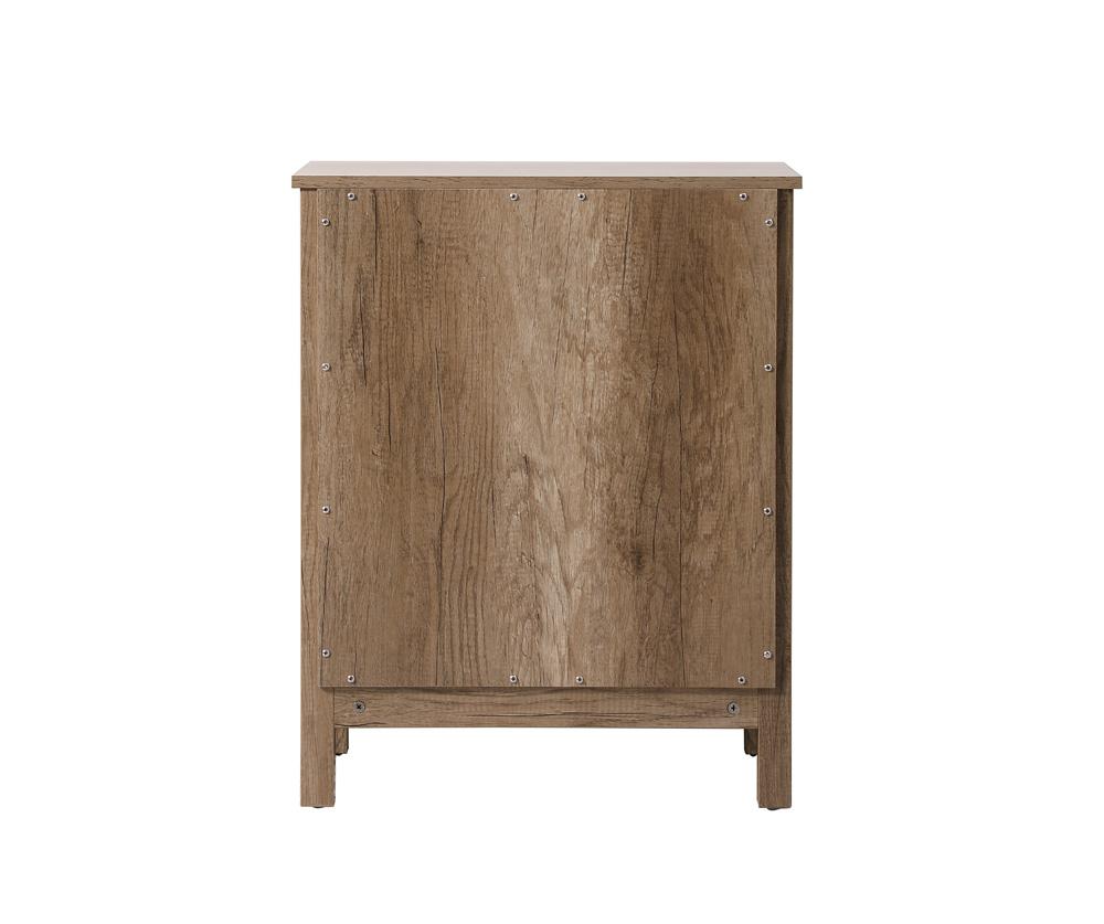 Elegant Furniture & Lighting - Adian 24 Inch Wide Bathroom Storage Freestanding Cabinet In Natural Oak - SC012430NT veiw 4