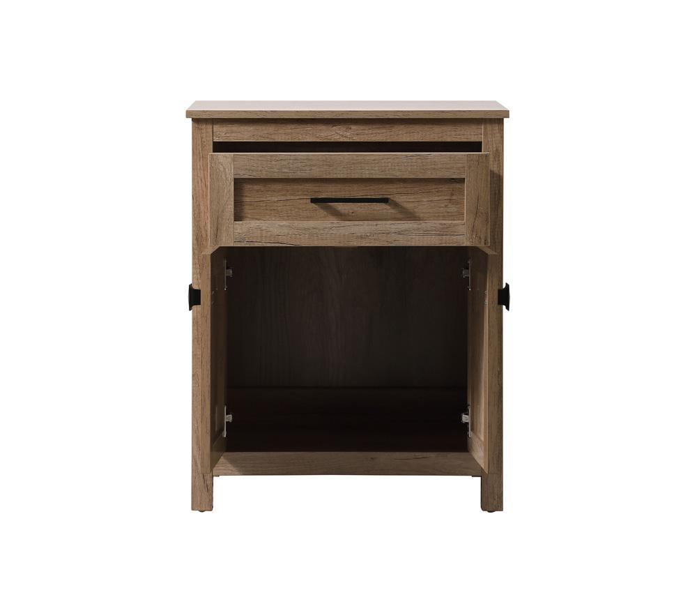 Elegant Furniture & Lighting - Adian 24 Inch Wide Bathroom Storage Freestanding Cabinet In Natural Oak - SC012430NT veiw 5