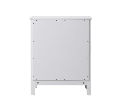 Elegant Furniture & Lighting - Adian 24 Inch Wide Bathroom Storage Freestanding Cabinet In White - SC012430WH veiw 4