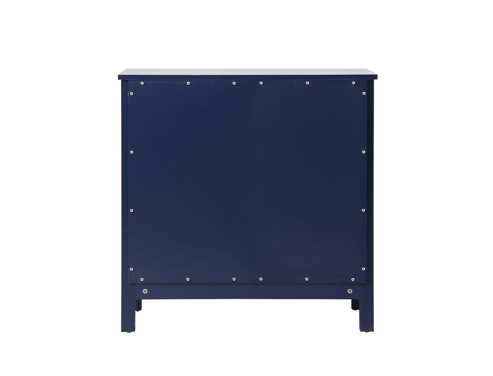 Elegant Furniture & Lighting - Adian 30 Inch Wide Bathroom Storage Freestanding Cabinet In Blue - SC013030BL veiw 4