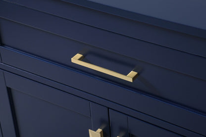 Elegant Furniture & Lighting - Adian 30 Inch Wide Bathroom Storage Freestanding Cabinet In Blue - SC013030BL veiw 6