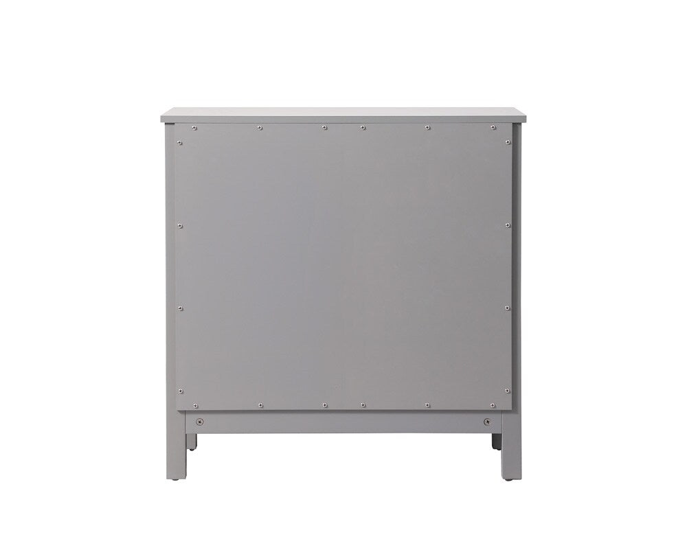 Elegant Furniture & Lighting - Adian 30 Inch Wide Bathroom Storage Freestanding Cabinet In Grey - SC013030GR veiw 4