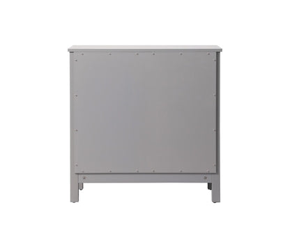 Elegant Furniture & Lighting - Adian 30 Inch Wide Bathroom Storage Freestanding Cabinet In Grey - SC013030GR veiw 4