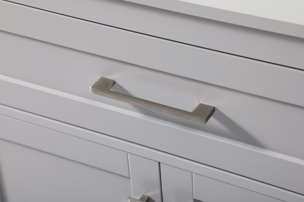 Elegant Furniture & Lighting - Adian 30 Inch Wide Bathroom Storage Freestanding Cabinet In Grey - SC013030GR veiw 6