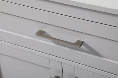 Elegant Furniture & Lighting - Adian 30 Inch Wide Bathroom Storage Freestanding Cabinet In Grey - SC013030GR veiw 6