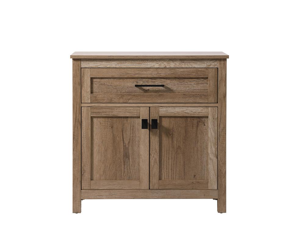 Elegant Furniture & Lighting - Adian 30 Inch Wide Bathroom Storage Freestanding Cabinet In Natural Oak - SC013030NT veiw 1