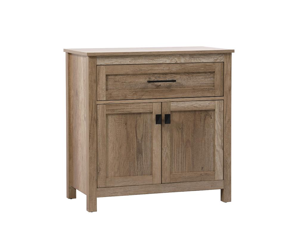 Elegant Furniture & Lighting - Adian 30 Inch Wide Bathroom Storage Freestanding Cabinet In Natural Oak - SC013030NT veiw 2