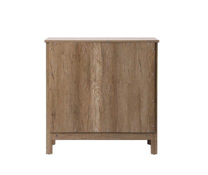 Elegant Furniture & Lighting - Adian 30 Inch Wide Bathroom Storage Freestanding Cabinet In Natural Oak - SC013030NT veiw 4