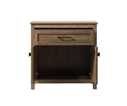 Elegant Furniture & Lighting - Adian 30 Inch Wide Bathroom Storage Freestanding Cabinet In Natural Oak - SC013030NT veiw 5