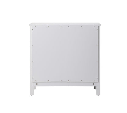 Elegant Furniture & Lighting - Adian 30 Inch Wide Bathroom Storage Freestanding Cabinet In White - SC013030WH veiw 4