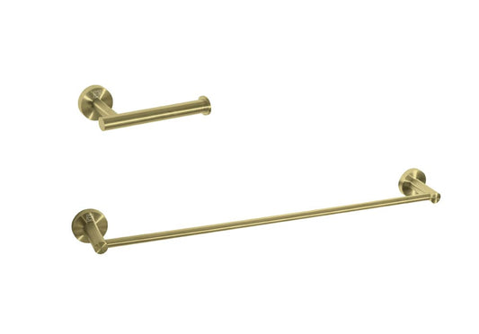 Elegant Furniture & Lighting - Alma 2-Piece Bathroom Hardware Set in Brushed Gold - HWB-11S2BGD veiw 1