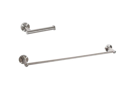 Elegant Furniture & Lighting - Alma 2-Piece Bathroom Hardware Set in Brushed Nickel - HWB-11S2BNK veiw 1