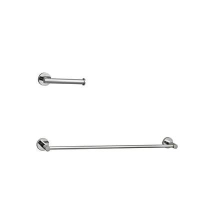 Elegant Furniture & Lighting - Alma 2-Piece Bathroom Hardware Set in Chrome - HWB-11S2PCH veiw 1