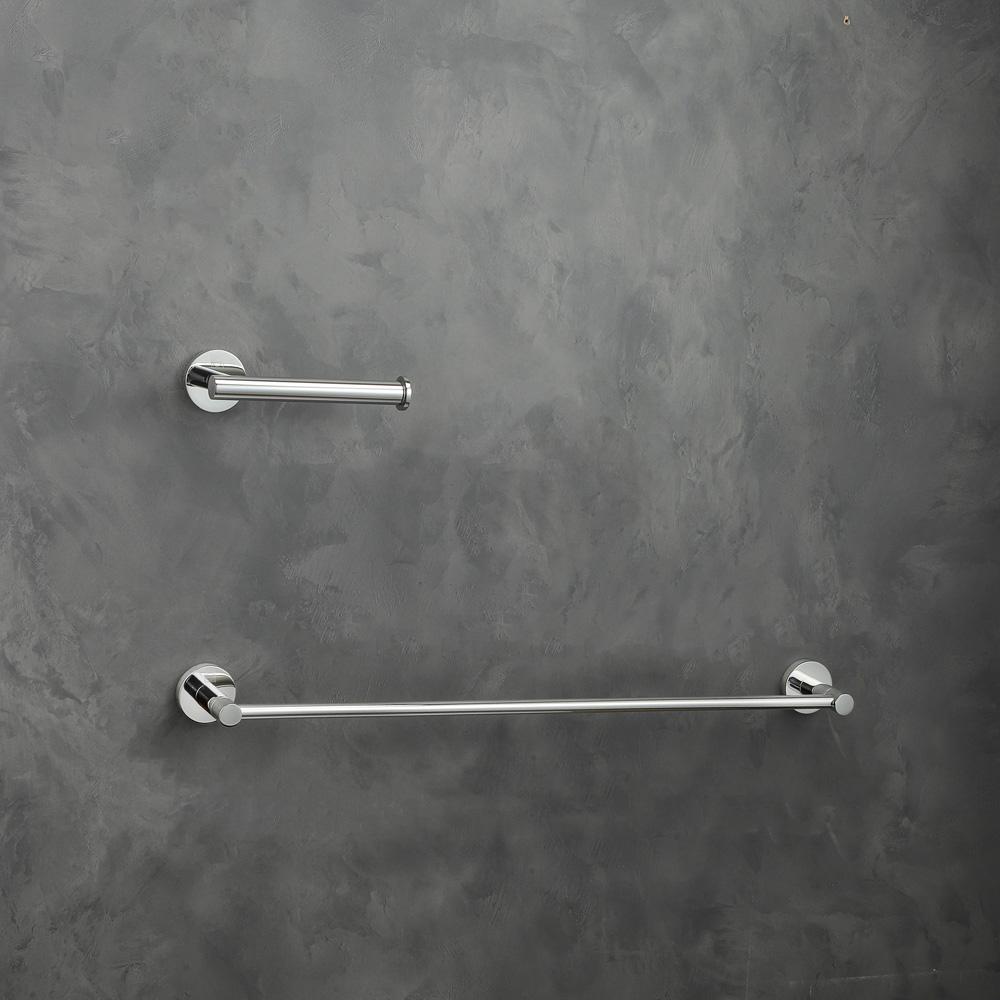Elegant Furniture & Lighting - Alma 2-Piece Bathroom Hardware Set in Chrome - HWB-11S2PCH veiw 2