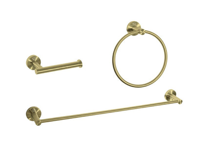 Elegant Furniture & Lighting - Alma 3-Piece Bathroom Hardware Set in Brushed Gold - HWB-11S3RBGD veiw 1