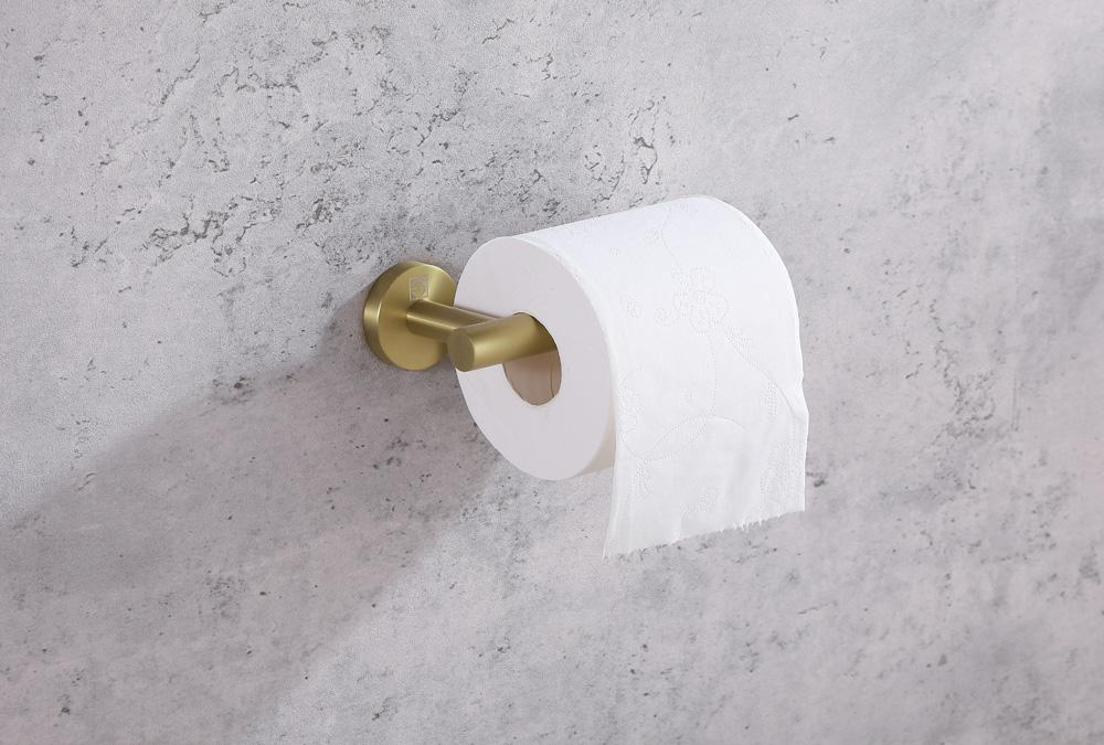 Elegant Furniture & Lighting - Alma 3-Piece Bathroom Hardware Set in Brushed Gold - HWB-11S3RBGD veiw 4
