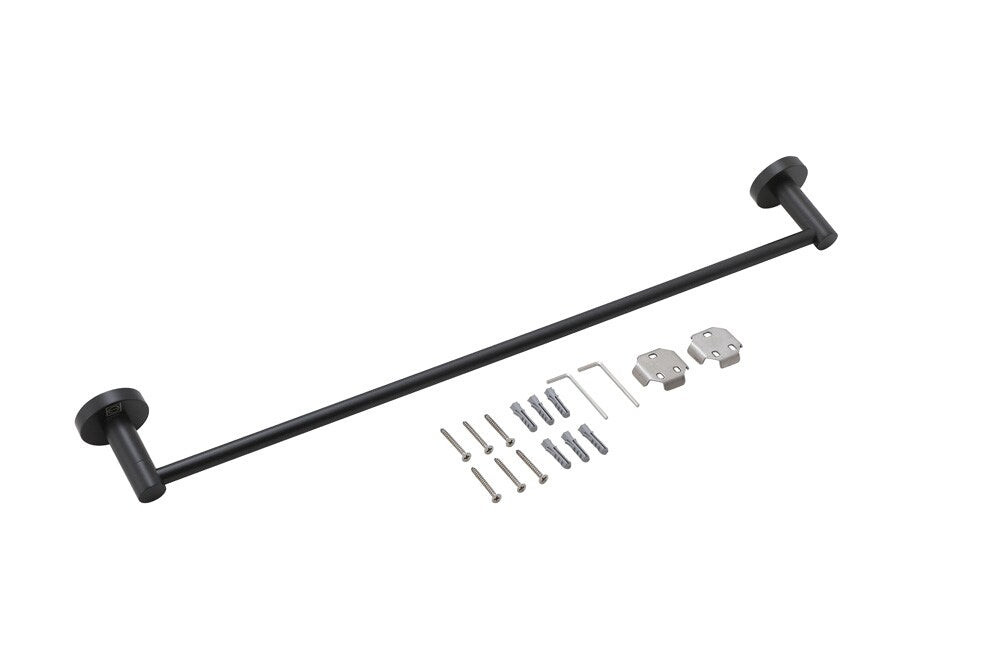Elegant Furniture & Lighting - Alma 3-Piece Bathroom Hardware Set in Matte Black - HWB-11S3RMBK veiw 6
