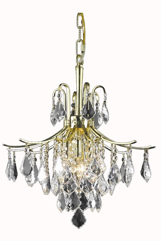Elegant Furniture & Lighting - Amelia Pendant D16in H20in Lt:6 Gold Finish  - LD8100D16G veiw 1