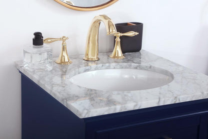 Elegant Furniture & Lighting - Americana 19 inch Single bathroom vanity in Blue - VF15019BL veiw 12