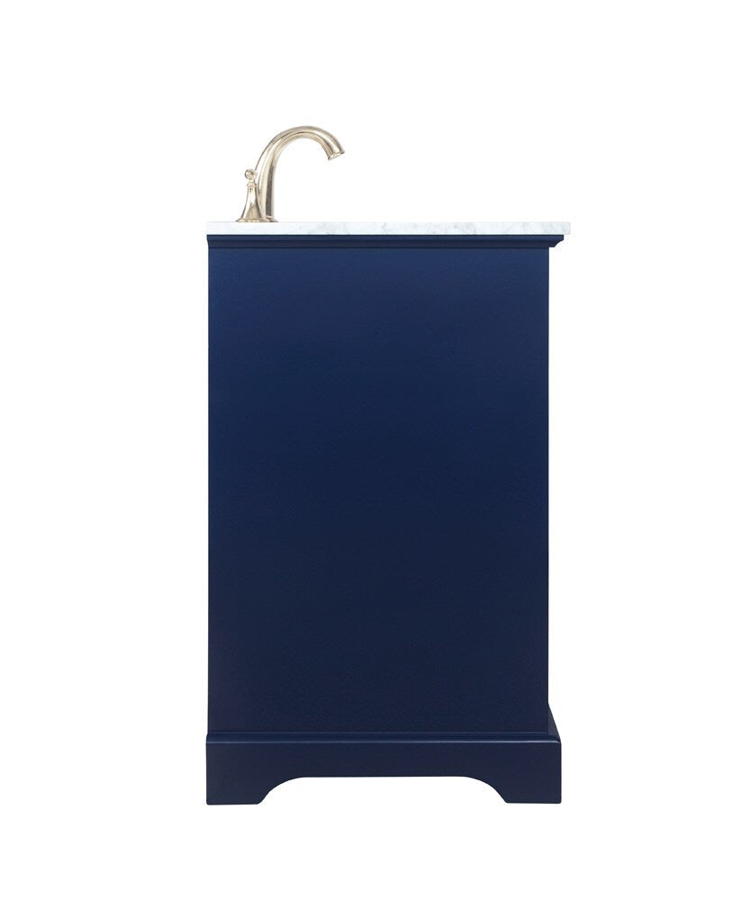 Elegant Furniture & Lighting - Americana 24 inch Single bathroom vanity in Blue - VF15024BL veiw 7