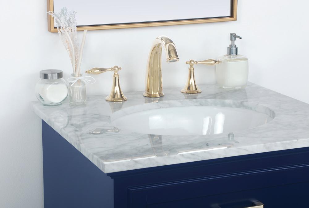 Elegant Furniture & Lighting - Americana 24 inch Single bathroom vanity in Blue - VF15024BL veiw 12