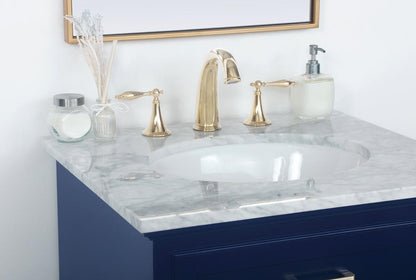 Elegant Furniture & Lighting - Americana 24 inch Single bathroom vanity in Blue - VF15024BL veiw 12
