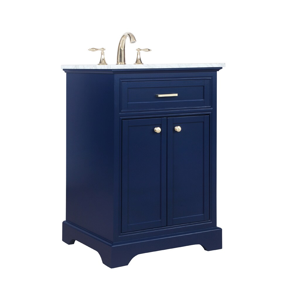 Elegant Furniture & Lighting - Americana 24 inch Single bathroom vanity in Blue - VF15024BL veiw 14