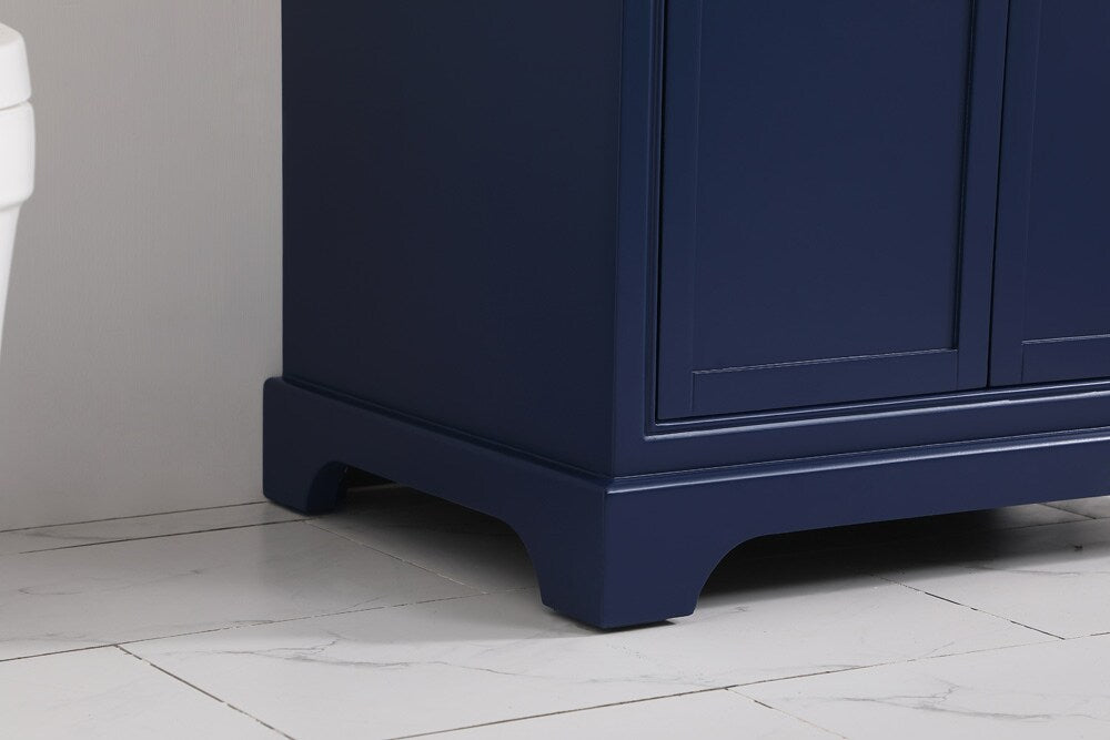 Elegant Furniture & Lighting - Americana 30 inch Single bathroom vanity in Blue - VF15030BL veiw 12