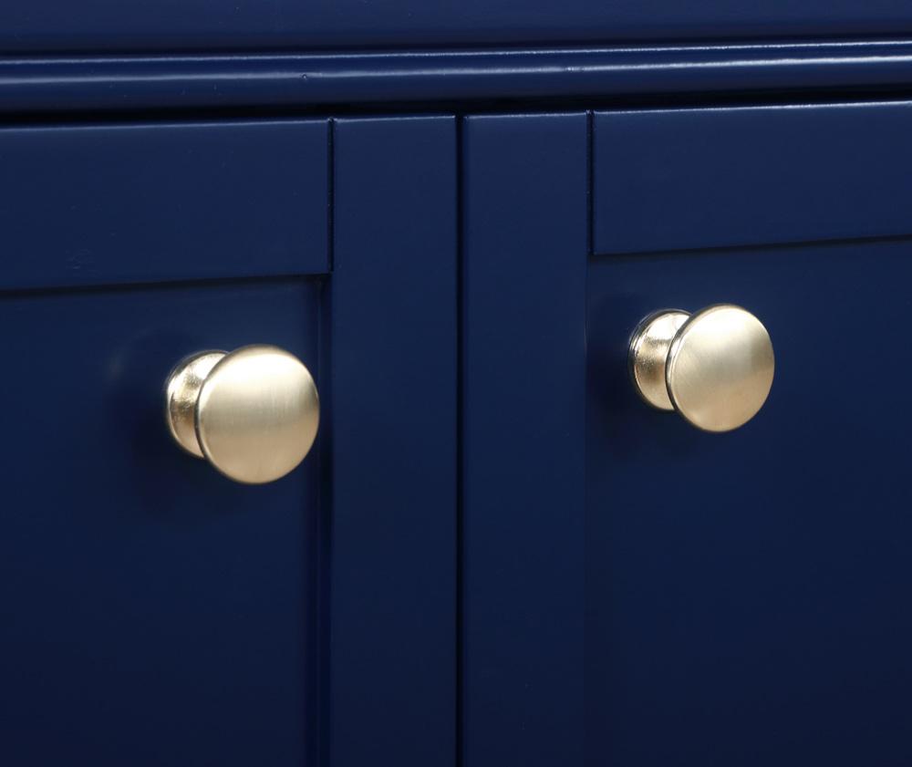 Elegant Furniture & Lighting - Americana 32 inch Single bathroom vanity in Blue - VF15032BL veiw 5