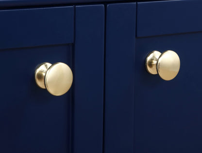 Elegant Furniture & Lighting - Americana 36 inch Single bathroom vanity in Blue - VF15036BL veiw 5