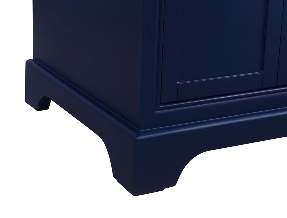 Elegant Furniture & Lighting - Americana 36 inch Single bathroom vanity in Blue - VF15036BL veiw 6