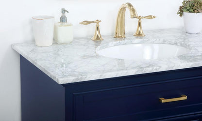 Elegant Furniture & Lighting - Americana 36 inch Single bathroom vanity in Blue - VF15036BL veiw 12