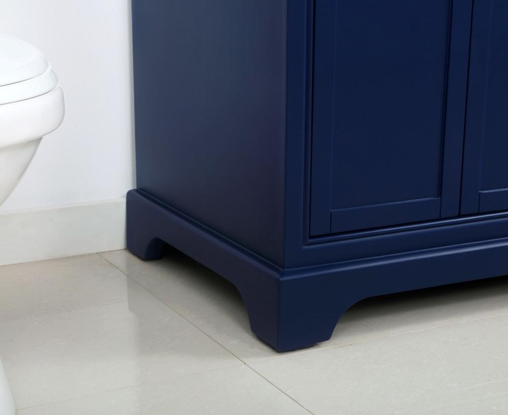 Elegant Furniture & Lighting - Americana 36 inch Single bathroom vanity in Blue - VF15036BL veiw 13